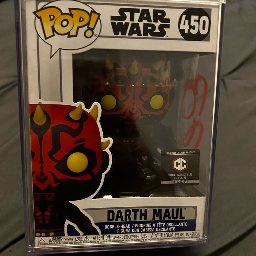 Darth Maul #450 Pop signed by Ray Park